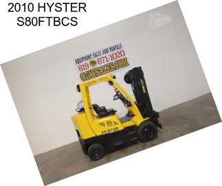 2010 HYSTER S80FTBCS