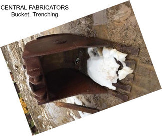 CENTRAL FABRICATORS Bucket, Trenching