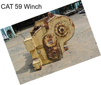 CAT 59 Winch