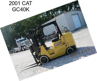 2001 CAT GC40K