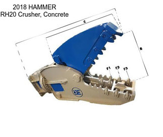 2018 HAMMER RH20 Crusher, Concrete