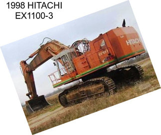 1998 HITACHI EX1100-3