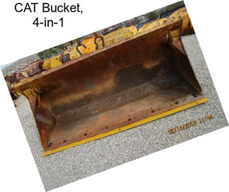 CAT Bucket, 4-in-1