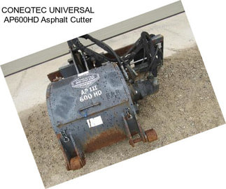 CONEQTEC UNIVERSAL AP600HD Asphalt Cutter