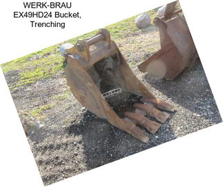 WERK-BRAU EX49HD24 Bucket, Trenching