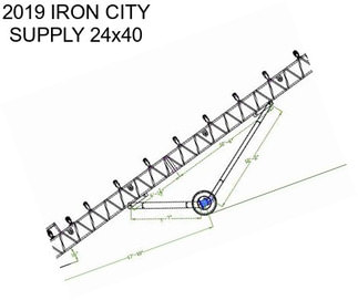 2019 IRON CITY SUPPLY 24x40