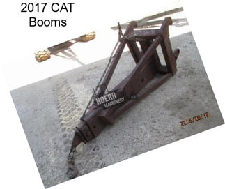 2017 CAT Booms