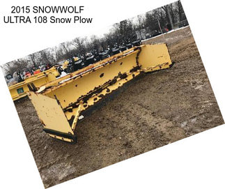 2015 SNOWWOLF ULTRA 108 Snow Plow