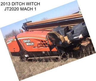 2013 DITCH WITCH JT2020 MACH 1