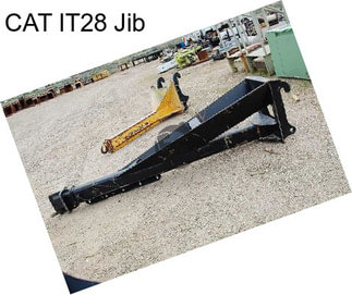 CAT IT28 Jib