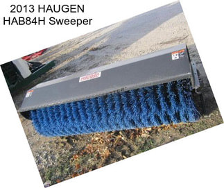 2013 HAUGEN HAB84H Sweeper