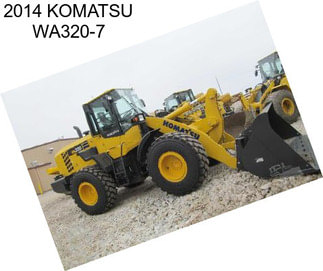 2014 KOMATSU WA320-7