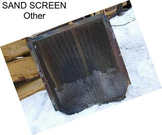 SAND SCREEN Other