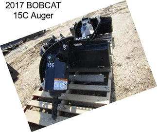 2017 BOBCAT 15C Auger