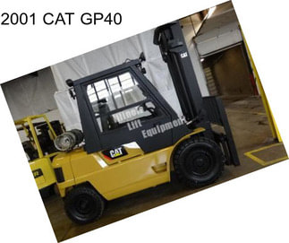 2001 CAT GP40