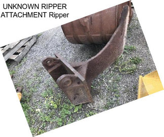 UNKNOWN RIPPER ATTACHMENT Ripper