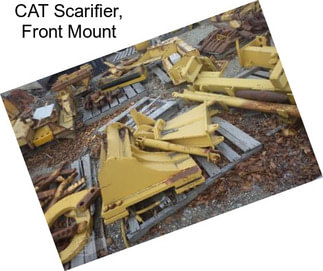 CAT Scarifier, Front Mount