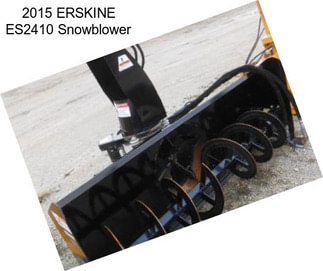 2015 ERSKINE ES2410 Snowblower