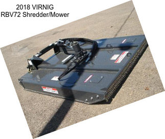 2018 VIRNIG RBV72 Shredder/Mower