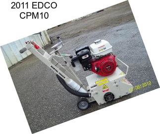 2011 EDCO CPM10