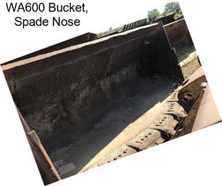 WA600 Bucket, Spade Nose