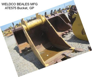 WELDCO BEALES MFG ATE575 Bucket, GP