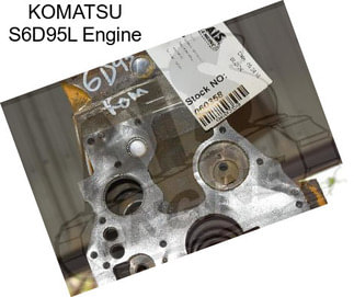 KOMATSU S6D95L Engine