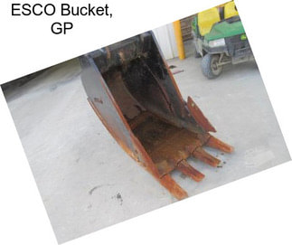 ESCO Bucket, GP