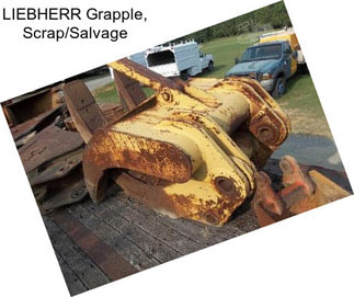 LIEBHERR Grapple, Scrap/Salvage