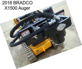 2018 BRADCO X1500 Auger