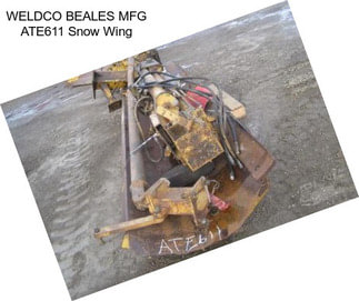 WELDCO BEALES MFG ATE611 Snow Wing