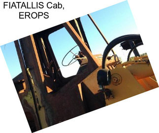 FIATALLIS Cab, EROPS