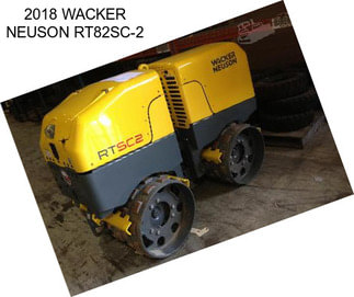 2018 WACKER NEUSON RT82SC-2