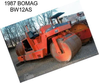 1987 BOMAG BW12AS