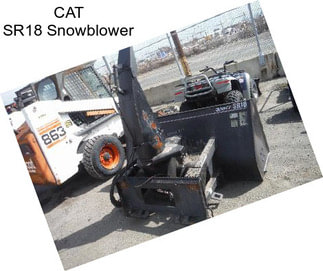 CAT SR18 Snowblower