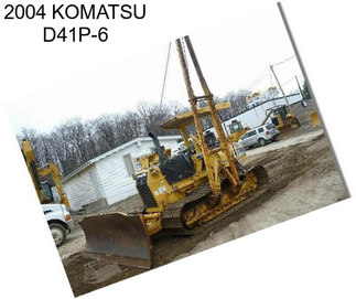 2004 KOMATSU D41P-6