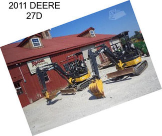 2011 DEERE 27D