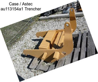 Case / Astec au113154a1 Trencher