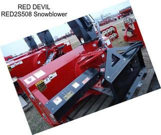 RED DEVIL RED2S508 Snowblower