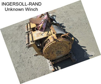 INGERSOLL-RAND Unknown Winch