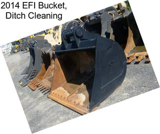 2014 EFI Bucket, Ditch Cleaning