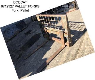 BOBCAT 6712927 PALLET FORKS Fork, Pallet