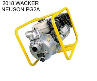 2018 WACKER NEUSON PG2A