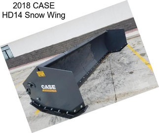 2018 CASE HD14 Snow Wing