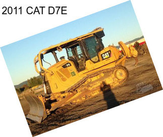 2011 CAT D7E