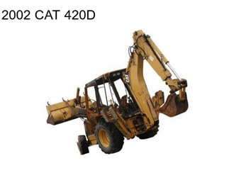 2002 CAT 420D