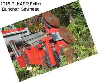 2015 ELKAER Feller Buncher, Sawhead