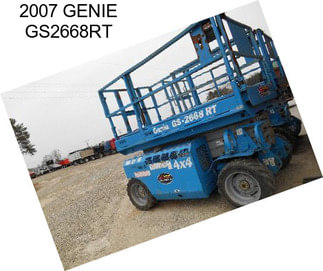 2007 GENIE GS2668RT