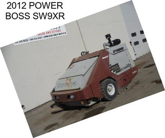 2012 POWER BOSS SW9XR