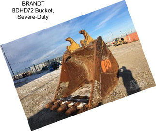 BRANDT BDHD72 Bucket, Severe-Duty